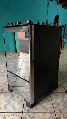 Fogão 4 bocas Dako Magister Style com Mesa de Vidro e Mega Chama - Bivolt
