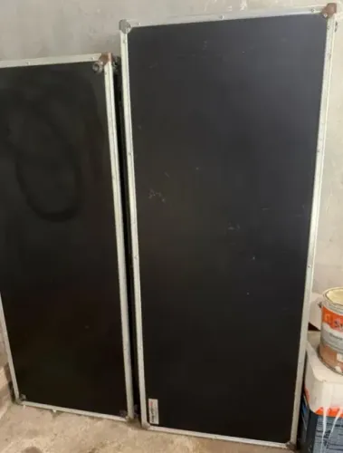 2 cases de madeira pra instrumentos