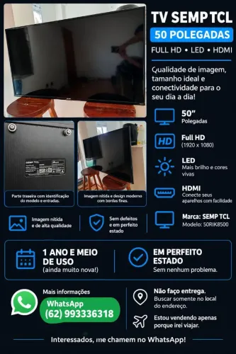 Smart TV Semp 50 Polegadas 