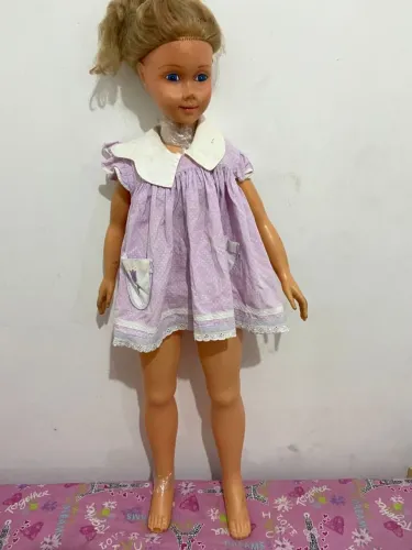 Boneca grande Stefany antiga SUCATA LER DESCRIÇÃO 