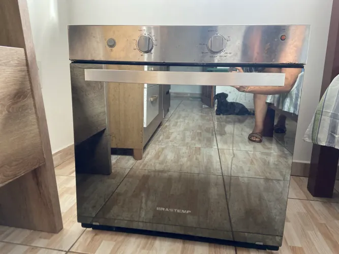 Forno a gás de embutir Brastemp