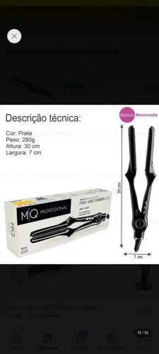 Prancha Hair straightener,Pro 480 Turbo Led/ Titanium,Uso profissional