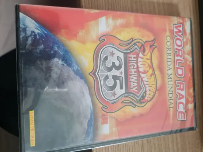 DVD LACRADO HOTWHEELS VIA 35 CORRIDA MUNDIAL