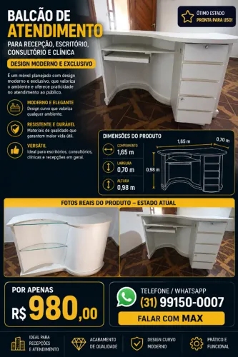 Balcão de Atendimento Escritório