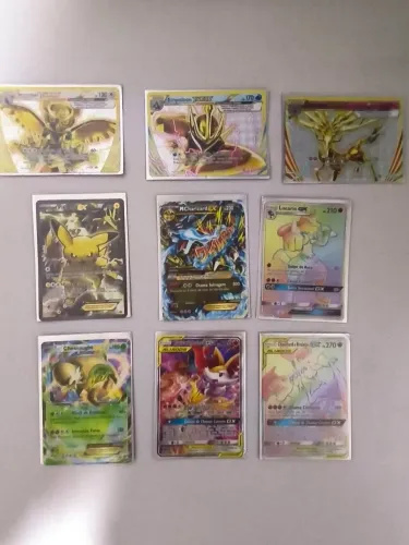 Coleção Gigante de cartas de pokémon originais