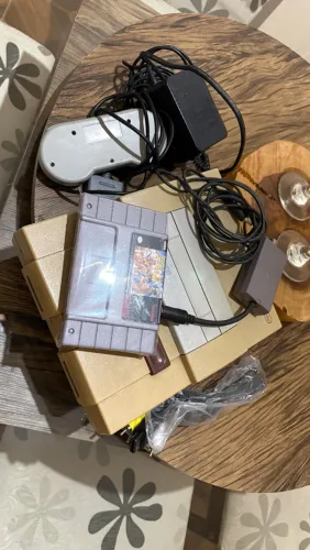 Super Nintendo + World Heroes 2 | Completo