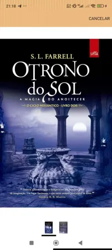Livro trono do sol volume 2