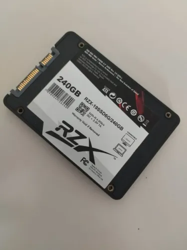 SSD RZX Pro 240GB SATA III 2.5" - Funcionando