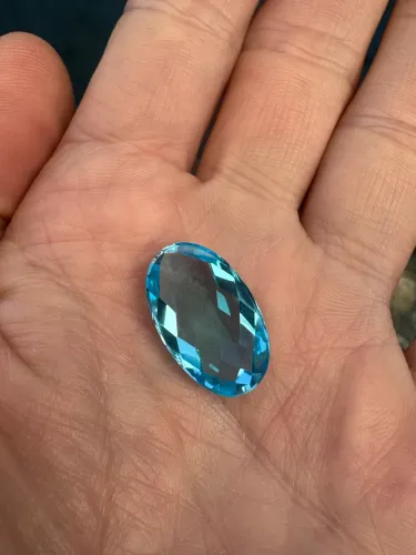 Topázio Swiss Blue 25 ct Lindíssimo!!!
