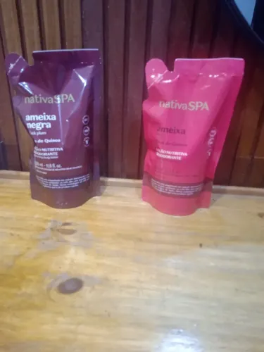 Vende-se refil de creme corporal nativa SPA por $70reais cada pagamento á vista