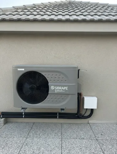 Aquecedor de piscina até 31 mil litros Bomba de calor inverter