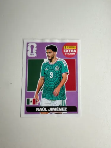 Figurinha legend Raúl Jiménez 2026 (preço sujeito a negociação)