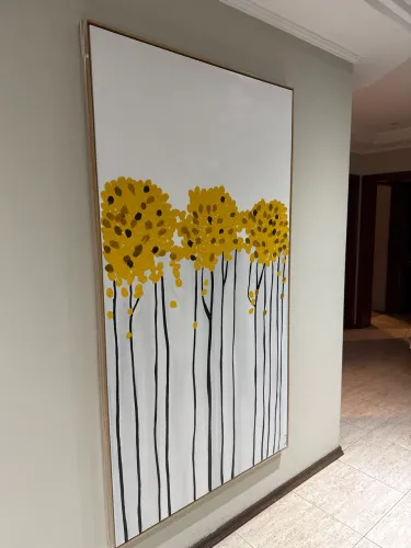 Quadro em alto relevo artista renomado