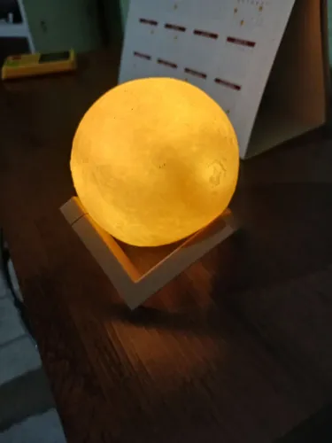 LUMINÁRIA LUA 3D LED - DECORAÇÃO E ILUMINAÇÃO