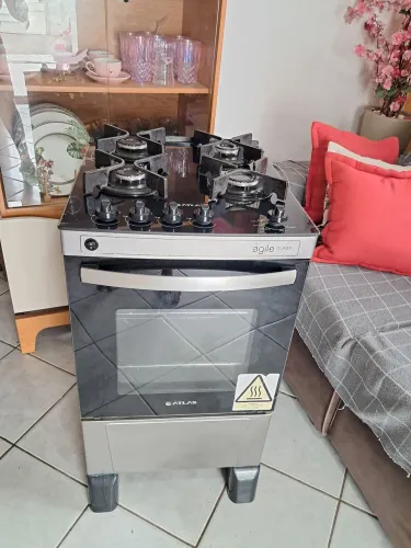 Fogão Atlas Glass elétrico Seminovo!