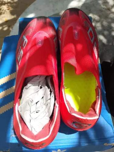 Chuteira Adidas F50 Vermelha - Campo - Nº 41/42