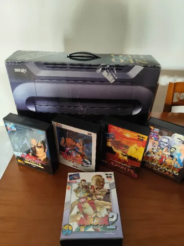 Neogeo Aes (serial Batendo) - Neo Geo Preto