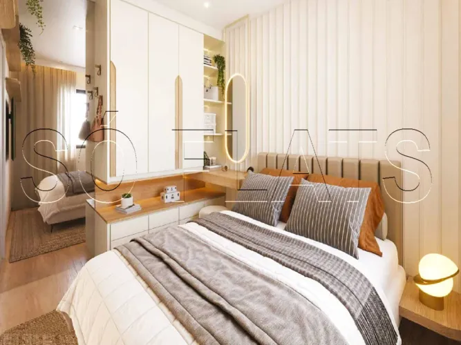 Apartamento à venda na Lapa 42m² 2 dormitórios lazer completo rooftop Rua Faustolo