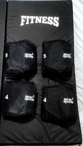 Kit De Peso Acadêmia Caneleira + Colchonete