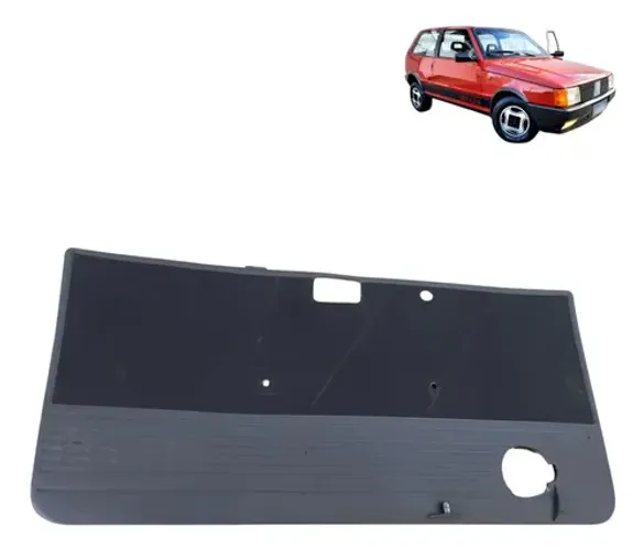 Forro Porta Lado Esquerdo Uno 1996 2000 4 Cinza Cinza