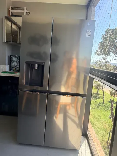 Geladeira LG GC-L257SLP Frost Free Side by Side 611 Litros cor Inox