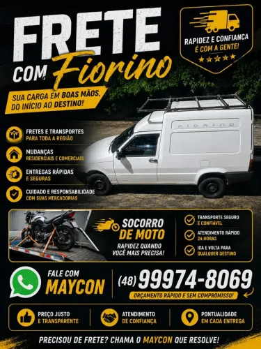 FRETES ,MUDANCAS , SOCORRO DE MOTOS