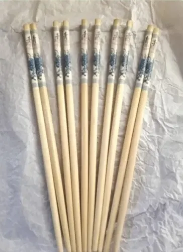 Kit de 5 pares de Hashis (Pauzinhos para Sushis)