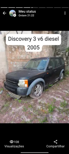 Peça sucatas land Rover Discovery 2.7 V6 turbo diesel 2005/2006 2007/2008 2009/2010