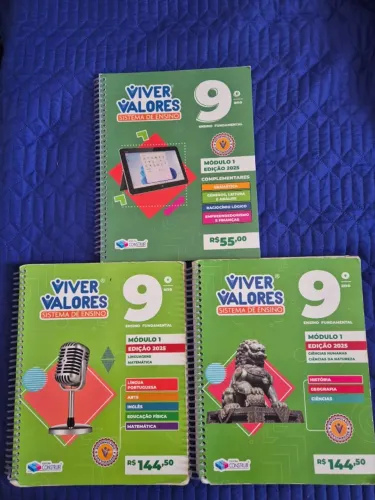 Livros escolares -Viver Valores 9° ano (Tem conversa no preço)