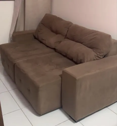 Sofá 3 lugares retrátil 