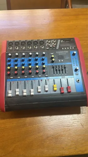 Mesa de Som Amplificada Soundvoice 6 Canais MA-630X