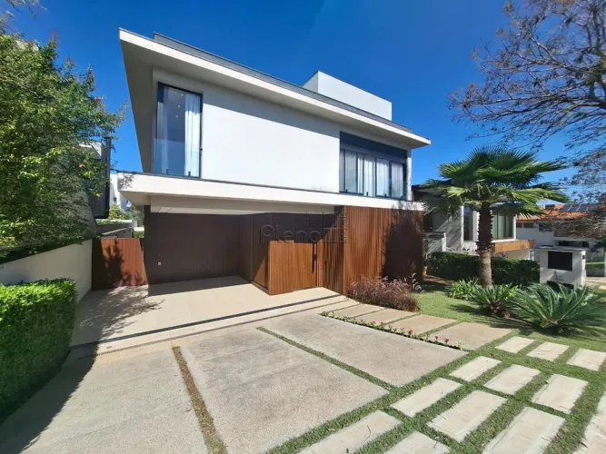 Sobrado à venda e para alugar em Indaiatuba, Chácara Areal, com 5 suítes, com 401 m²