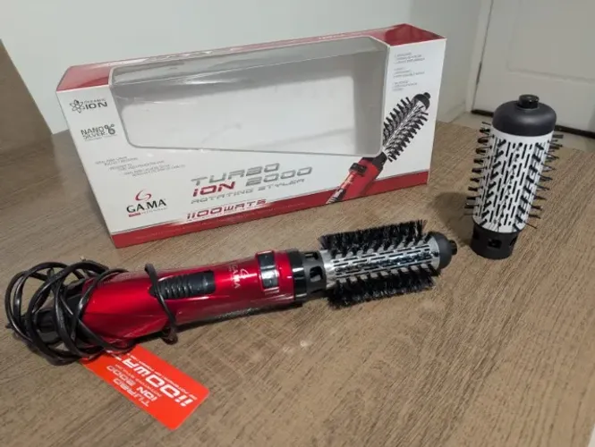 Escova rotativa Gama Italy Turbo Íon 2000 - 1100 wats