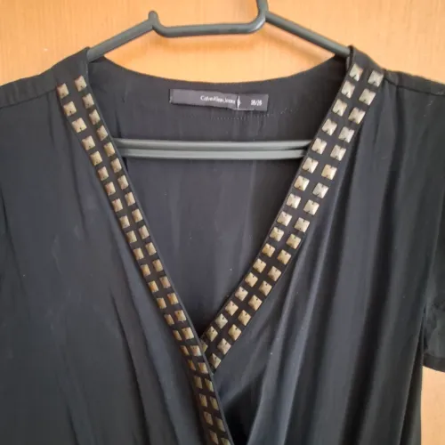Macacão Preto Calvin Klein Jeans <br>Tamanho 36<br>R$ 25,00 <br>Retirada em Águas Claras