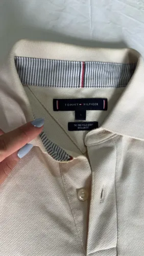 Polo Tommy Hilfiger Masculina Creme - Estado de Nova