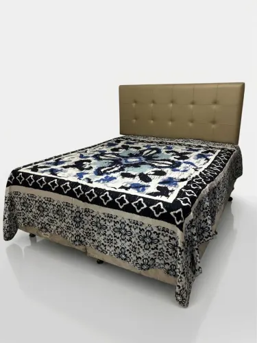 Cama Queen Box Ortobom Liberty + Colchão
