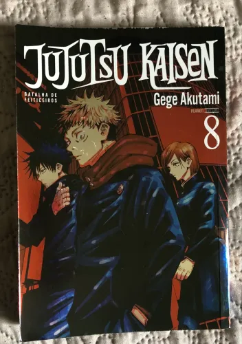 MANGÁ JUJUTSU KAISEN (VOLUME 8 COM CAPA VARIANTE RARA)