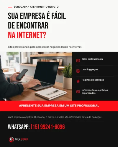 Criação de site profissional para empresas em Sorocaba