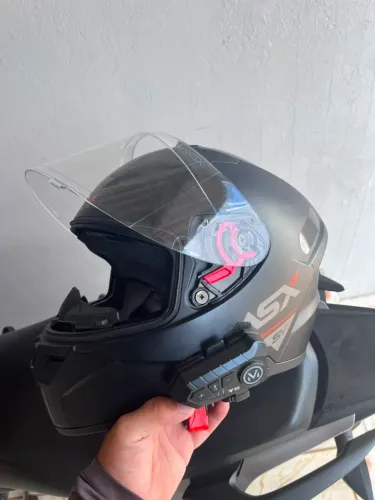 Capacete Asx City Preto Fosco C/ Viseira Interna Lançamento