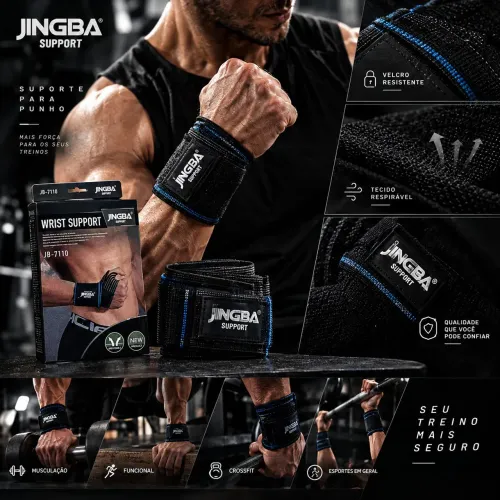 Munhequeira JINGBA JB-7110 com Suporte para Polegar