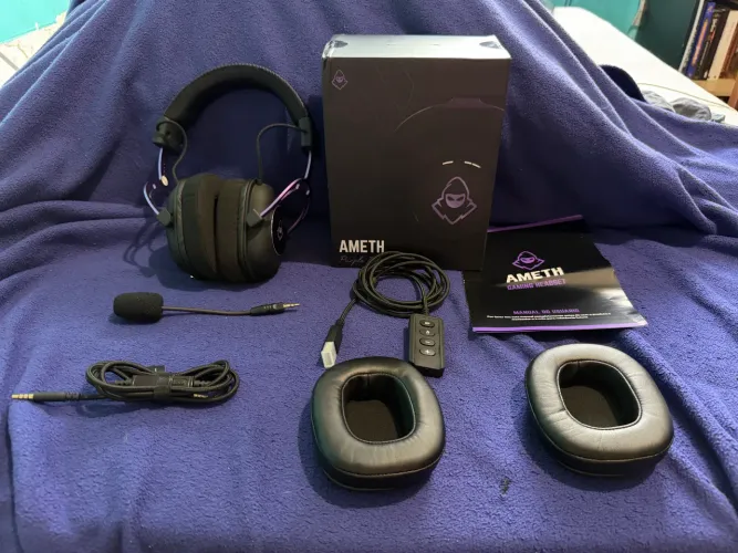 Headset Gamer Mancer Ameth - Purple Edition (LEIA)