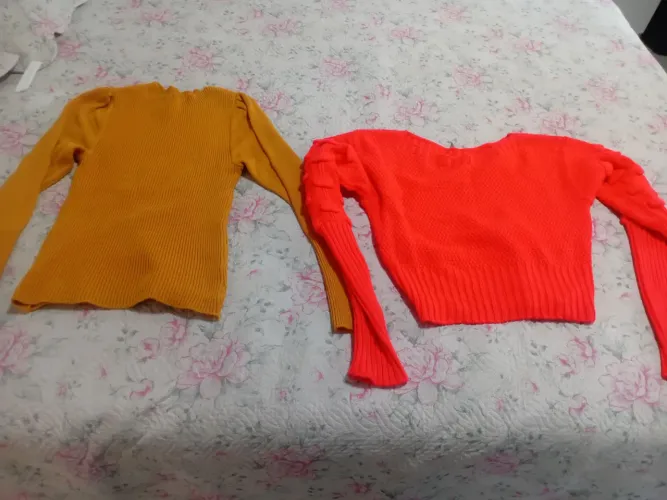 2 blusas de frio femininas tamanho M