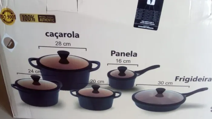 Conjunto com 20 peças