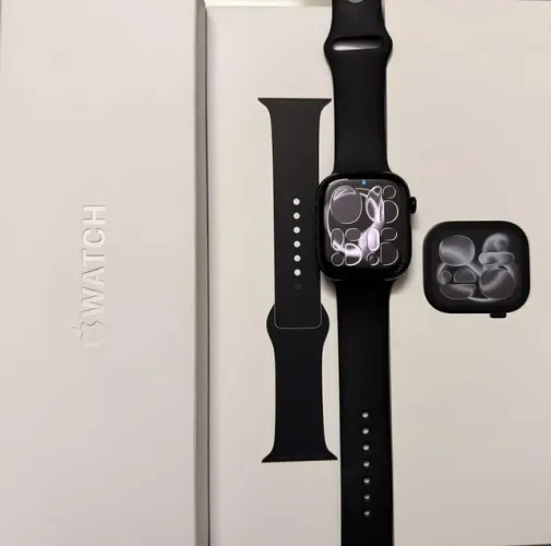 Apple watch série 11 novinho com caixa e carregador 