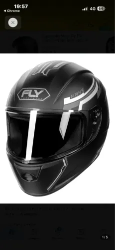 Capacete Fly F9 novos 2 por R$250,00