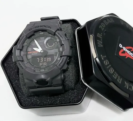 G-Shock GBA-800-8A Bluetooth Com Lata e e-Manual