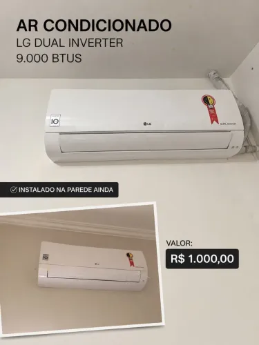 Ar Condicionado LG DUAL INVERTER 9.000
