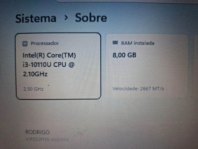 Vendo notebook