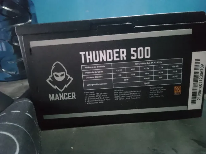 FONTE THUNDER 500W | DA PICHAU NO PREÇO