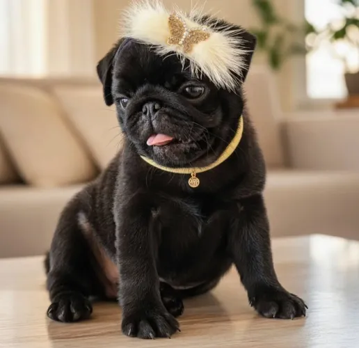 PROMOÇÃO PUG FÊMEA MINI A PRONTA ENTREGA